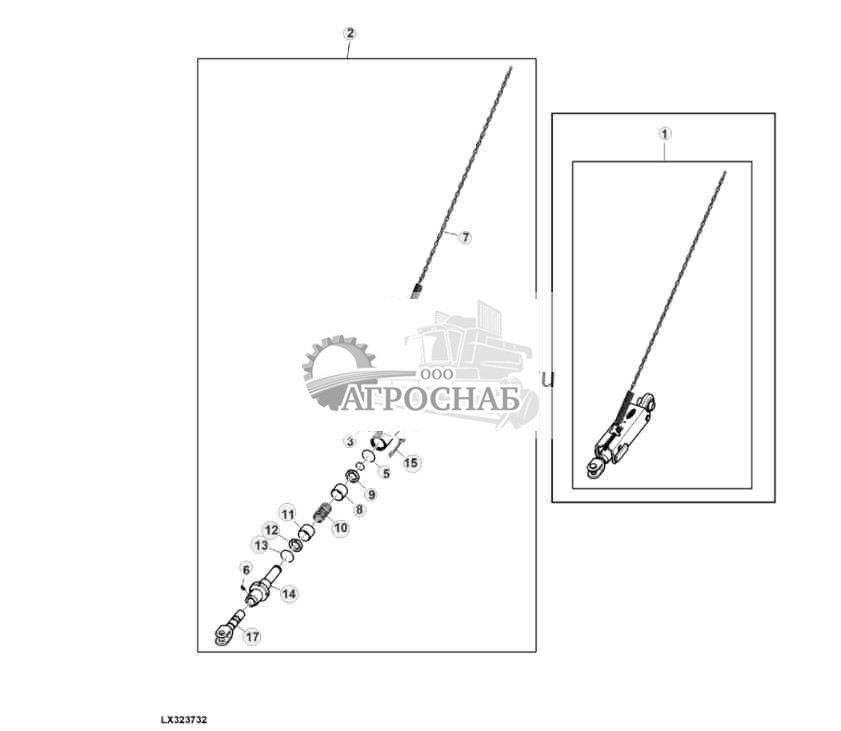 Деталь крепления, автоматический стабилизирующий брус 